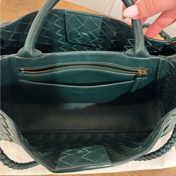 Bottega East West Andiamo Bag - Green (Lagoon) - Picture 10 of 13